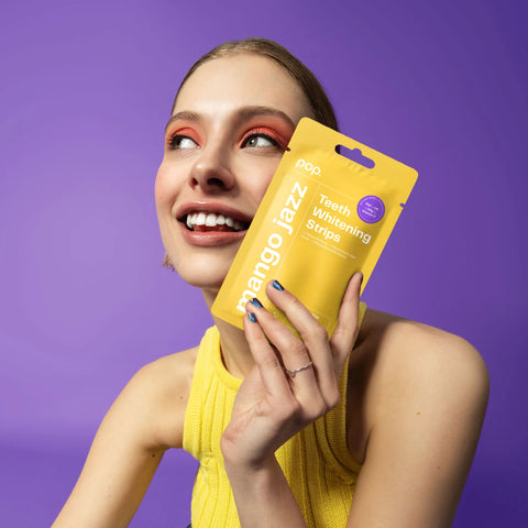 POP Oral Beauty Teeth Whitening Strips - Mango Jazz