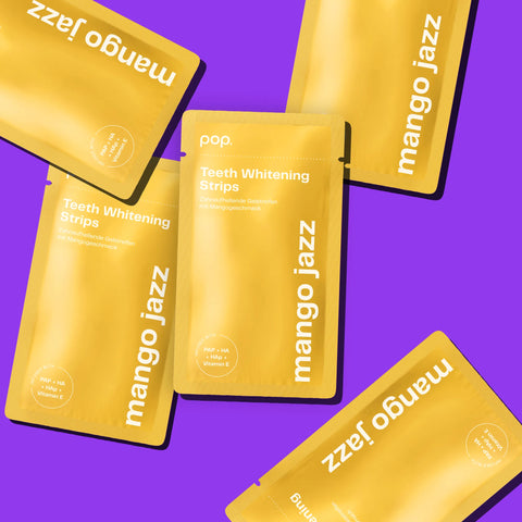 POP Oral Beauty Teeth Whitening Strips - Mango Jazz