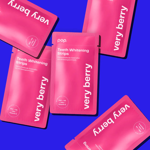 POP Oral Beauty Teeth Whitening Strips - Very Berry