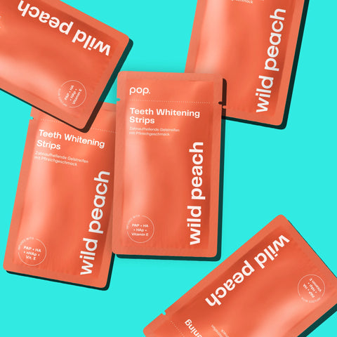 POP Oral Beauty Teeth Whitening Strips - Wild Peach