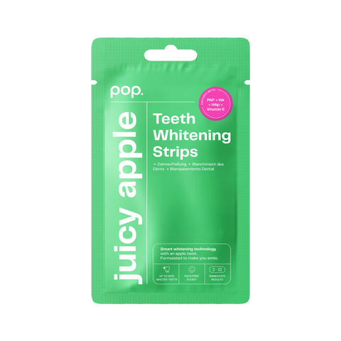 POP Oral Beauty Teeth Whitening Strips - Juicy Apple