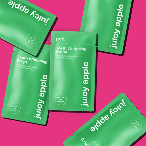 POP Oral Beauty Teeth Whitening Strips - Juicy Apple