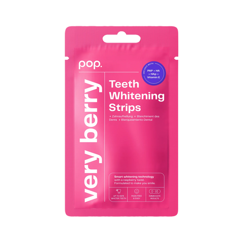 POP Oral Beauty Teeth Whitening Strips - Very Berry