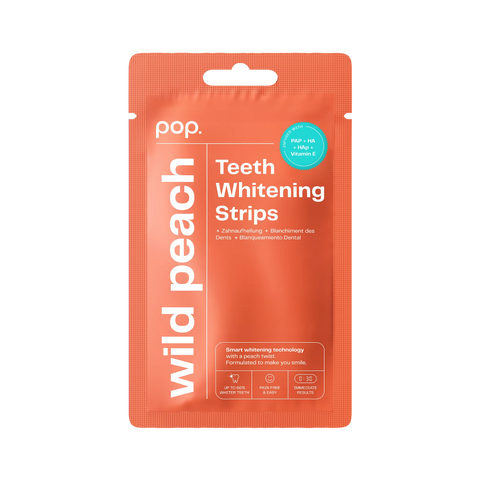 POP Oral Beauty Teeth Whitening Strips - Wild Peach