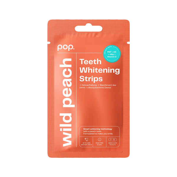 POP Oral Beauty Teeth Whitening Strips  - Wild Peach